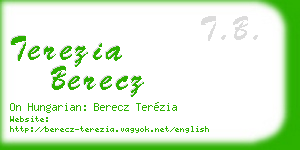 terezia berecz business card